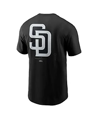 Nike Men's Black San Diego Padres Lights Out Bar Loading T-Shirt