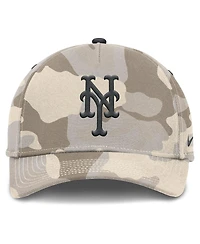 Nike Men's Natural New York Mets Camo Pack Rise Adjustable Hat