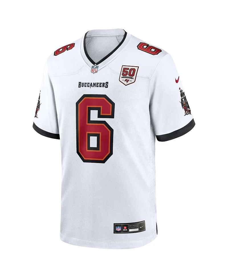 Nike Men's Baker Mayfield White Tampa Bay Buccaneers 50th Anniversary Game Jersey