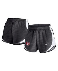 Nike Women's Anthracite San Francisco 49ers Tempo Performance Shorts