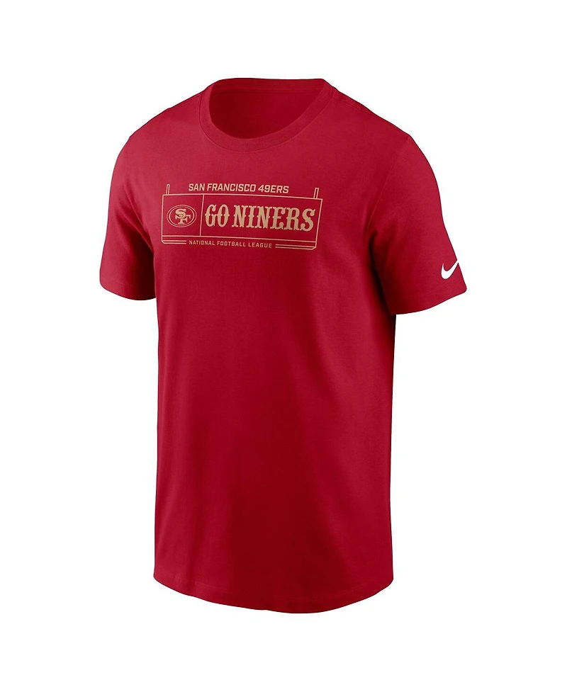 Nike Men's Scarlet San Francisco 49ers Primetime Local Essential T-Shirt