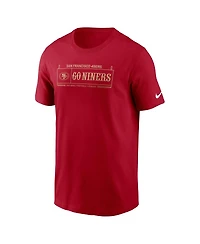 Nike Men's Scarlet San Francisco 49ers Primetime Local Essential T-Shirt