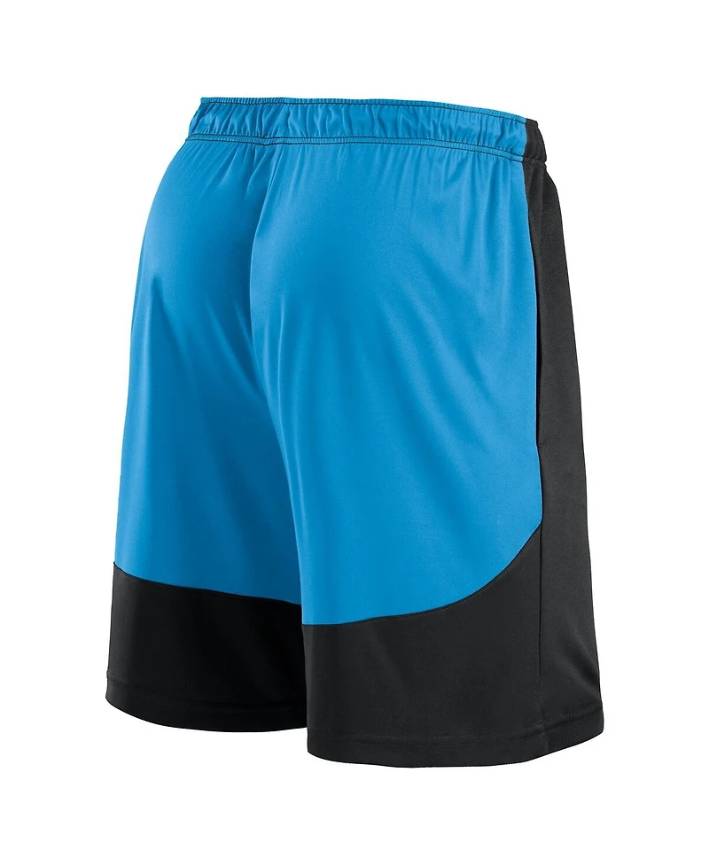 Fanatics Men's Black/Blue Carolina Panthers Launch Shorts
