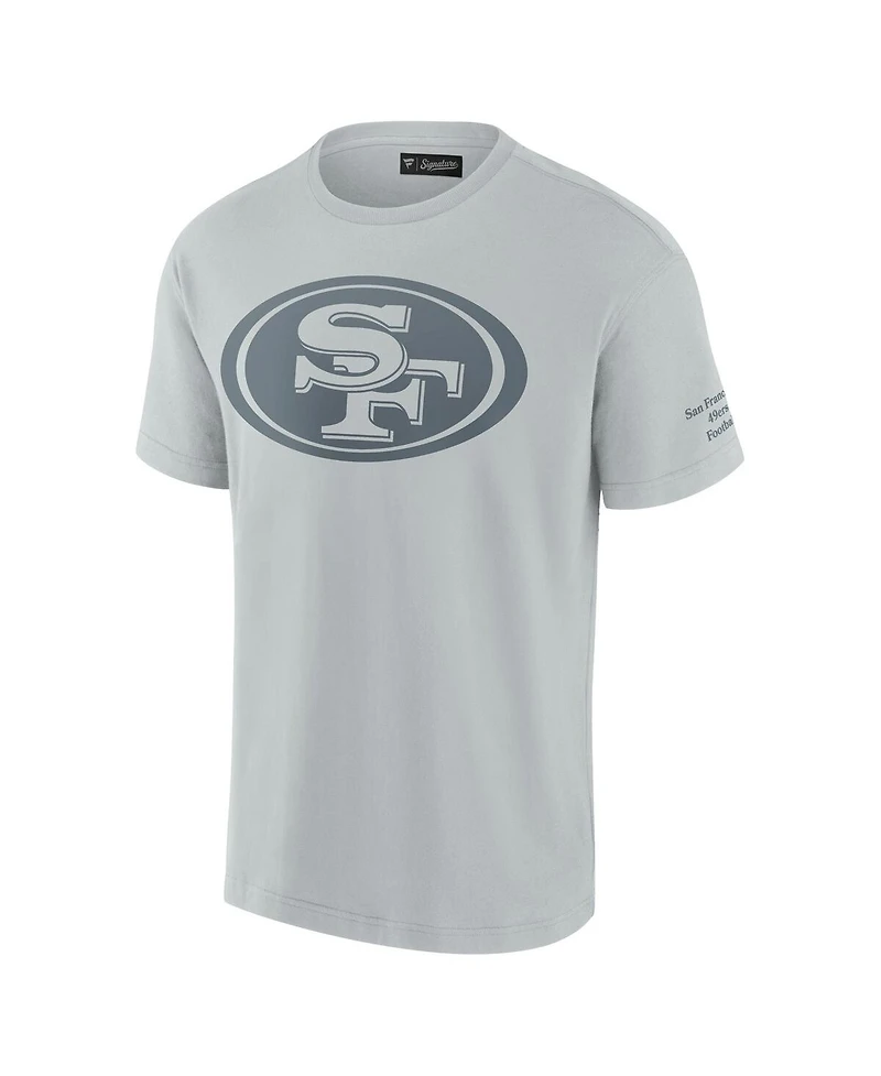 Fanatics Men's and Women's Gray San Francisco 49ers Elements Iconic T-Shirt