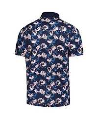 Puma Men's Navy Arnold Palmer Invitational Springs Floral Polo Shirt