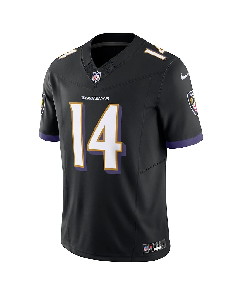 Nike Men's Kyle Hamilton Black Baltimore Ravens Alternate Vapor F.u.s.e. Limited Jersey