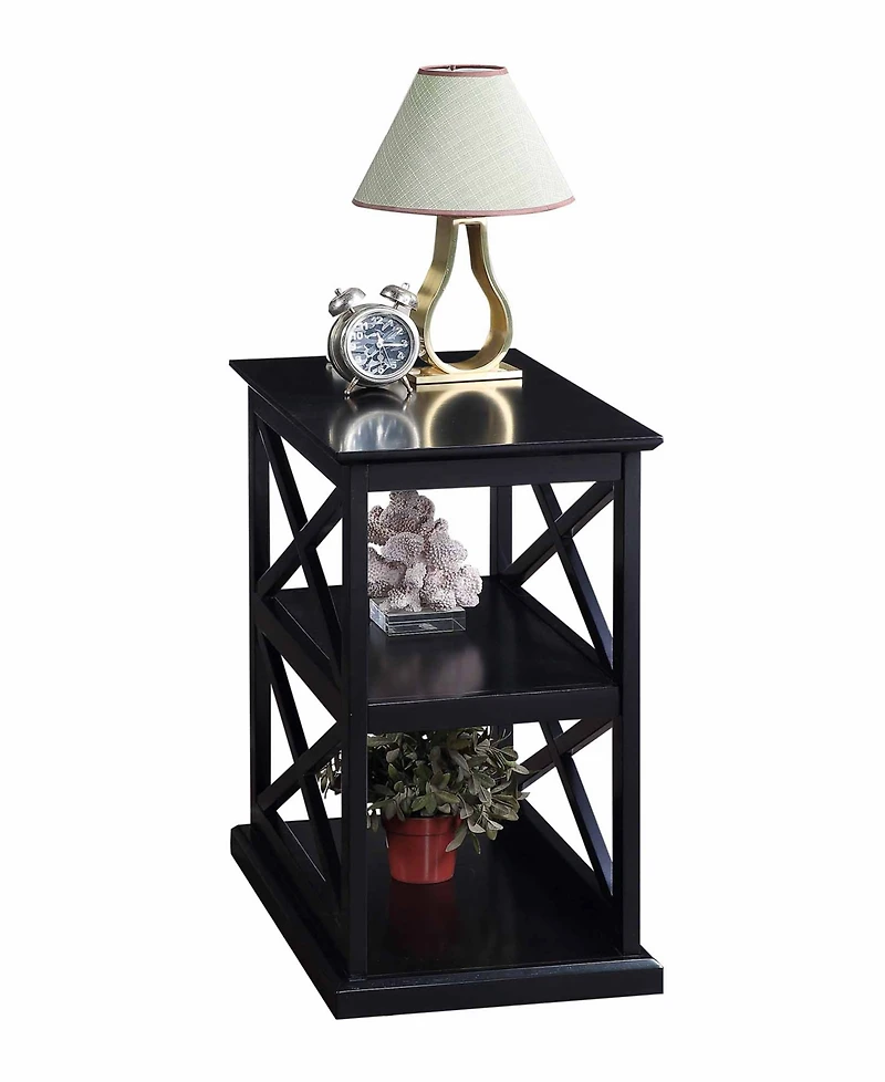 Convenience Concepts 14" Rubber wood Coventry Chairside End Table