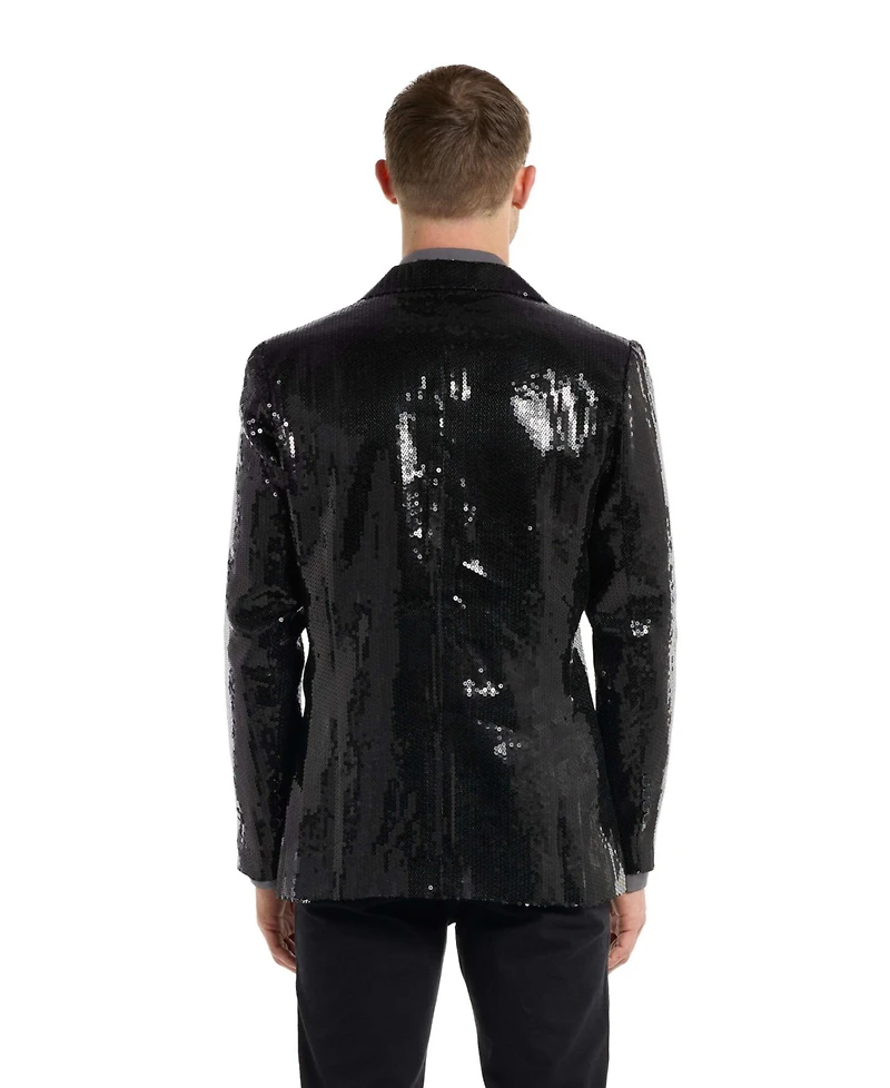 Suitmeister Men's Shiny Party Blazer - Sequins Usa