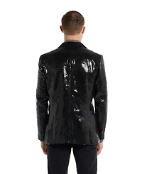 Suitmeister Men's Shiny Party Blazer - Sequins Usa