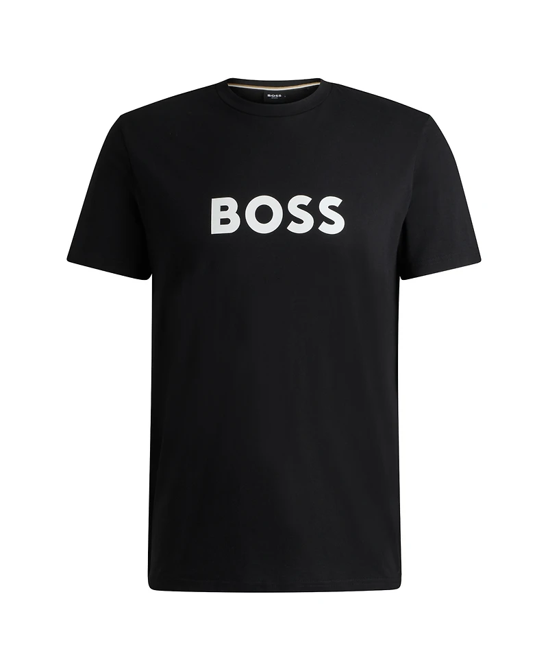 Boss by Hugo Men's Spf 50+ Uv Protection Cotton-Jersey T-Shirt