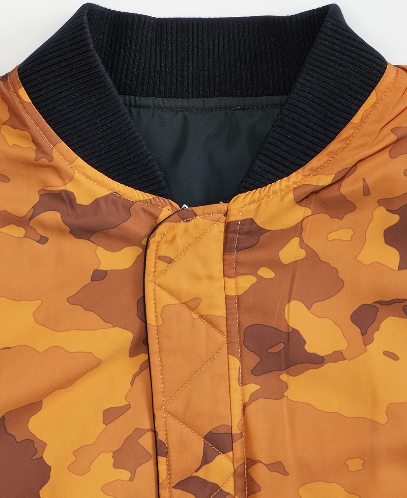 Mode of One Men's Relaxed-Fit Reversible Bomber Jacket, Macy's Exclusive