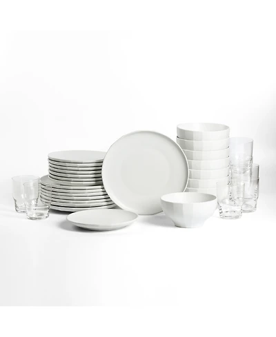 Stone Lain Rio 32 Pc. Dinnerware & Glassware Set, Service for 8