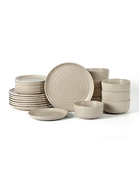 Earth & Clay Ion 24 Pc. Dinnerware Set, Service for 8