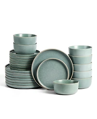 Earth & Clay Amber 24 Pc. Dinnerware Set, Service for 8