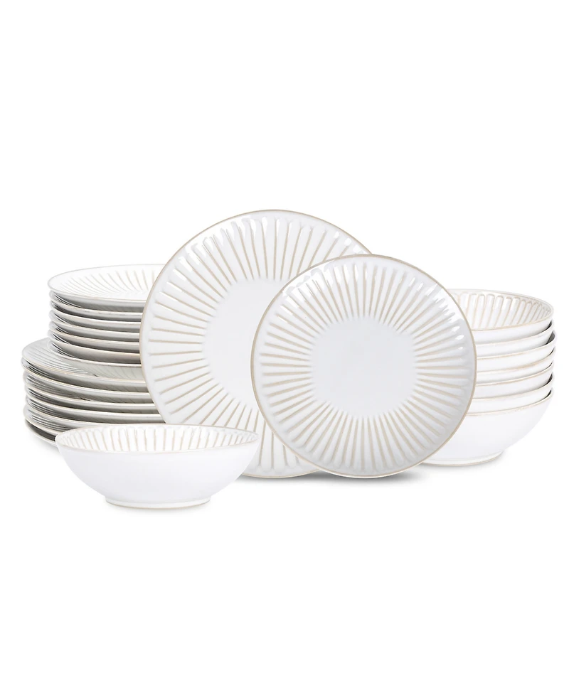 Stone Lain Linea 24 Pc. Dinnerware Set, Service for 8
