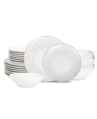 Stone Lain Linea 24 Pc. Dinnerware Set, Service for 8