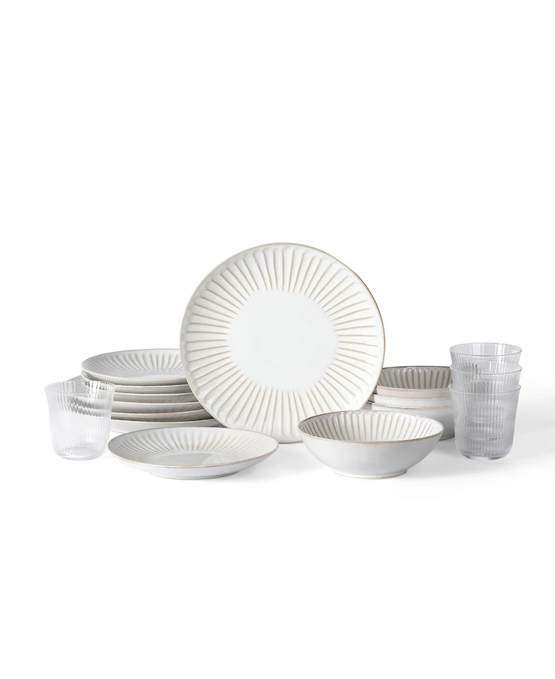 Stone Lain Linea Pc. Dinnerware & Glassware Set