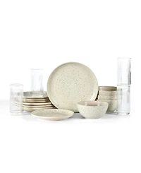 Stone Lain Dua 16 Pc. Dinnerware Set, Service for 4