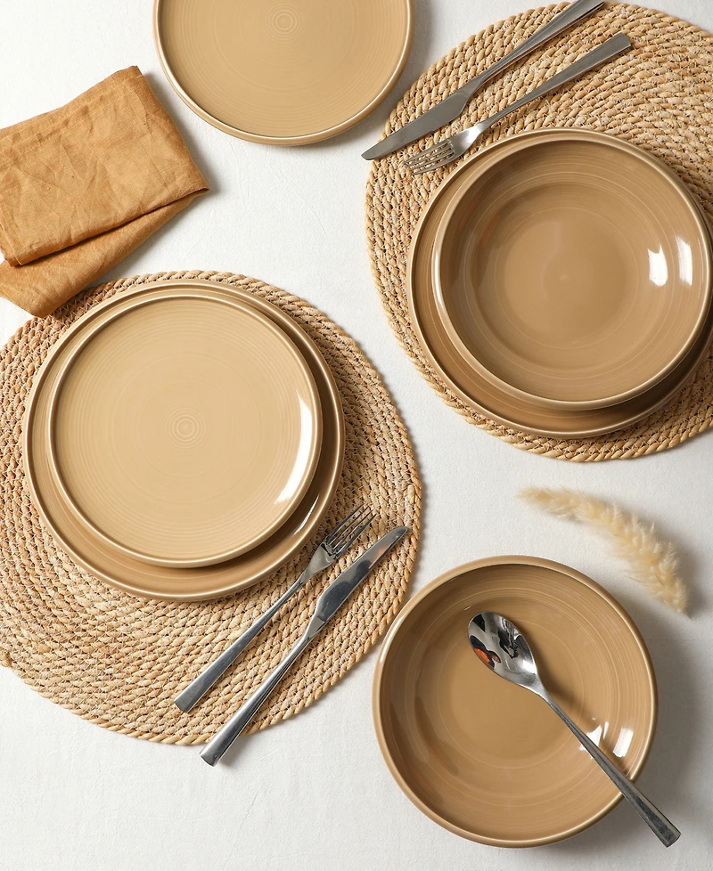 Earth & Clay Harmony 24 Pc. Dinnerware Set, Service for 8