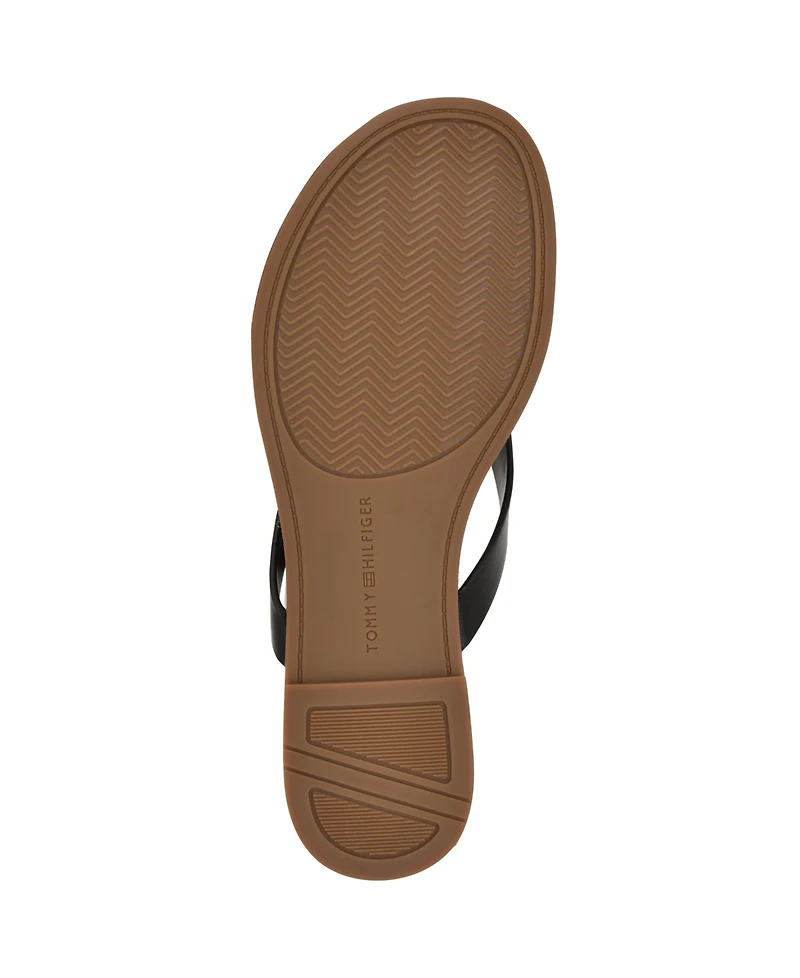 Tommy Hilfiger Women's Liande Logo Flat Thong Sandal