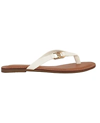 Tommy Hilfiger Women's Liande Logo Flat Thong Sandal
