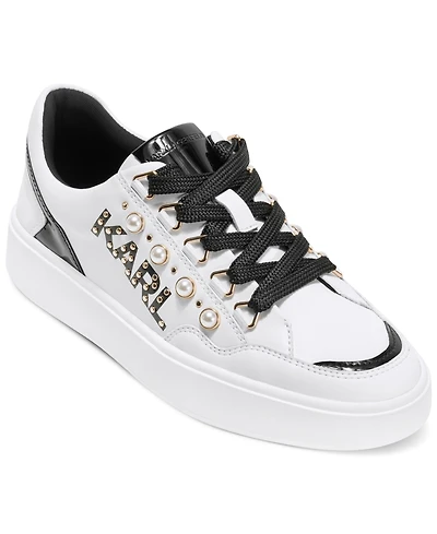 Karl Lagerfeld Paris Women's Stazie Lace-Up Athletic Sneakers