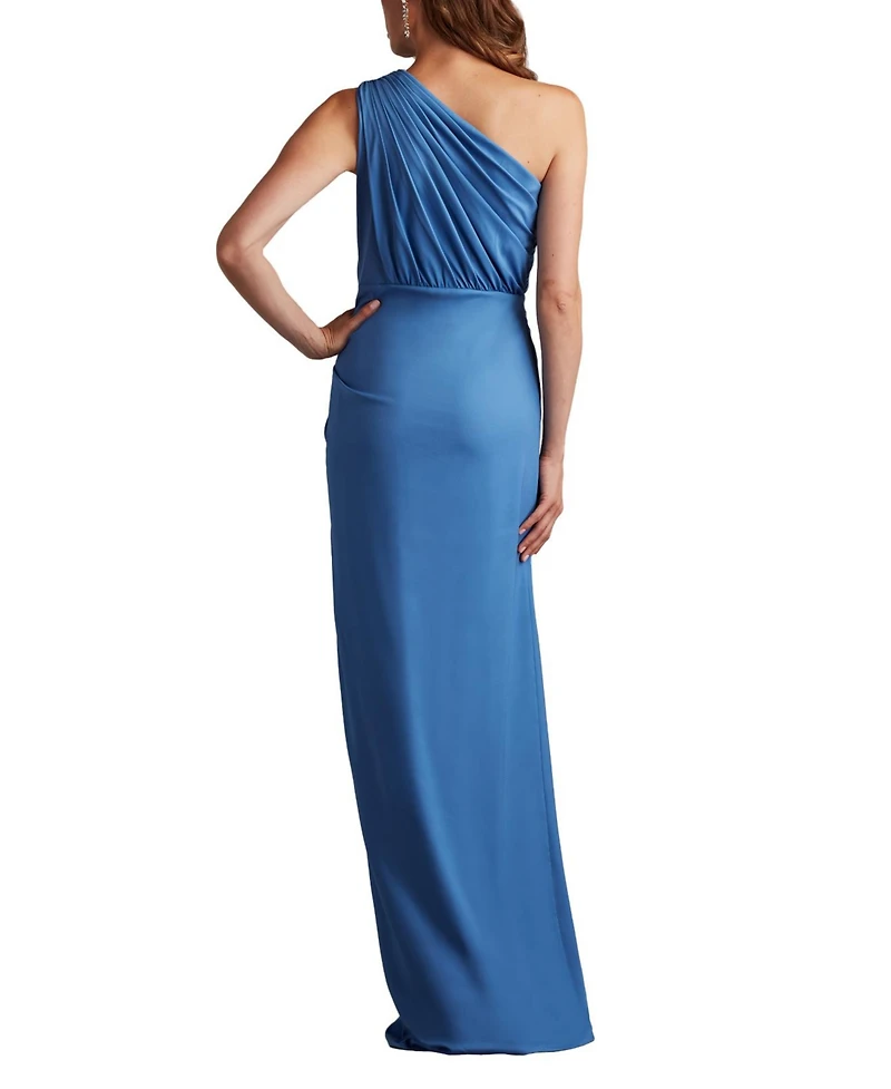 Tadashi Shoji Women's Lena Waterfall Drape Gown