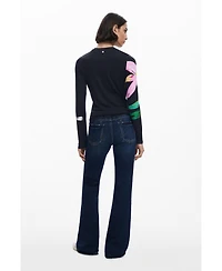 Desigual Women's Long-sleeve floral T-shirt