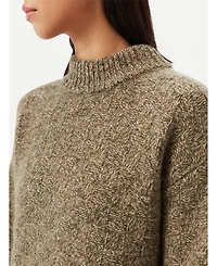Gobi Cashmere Women's Basket-Weave Sweater