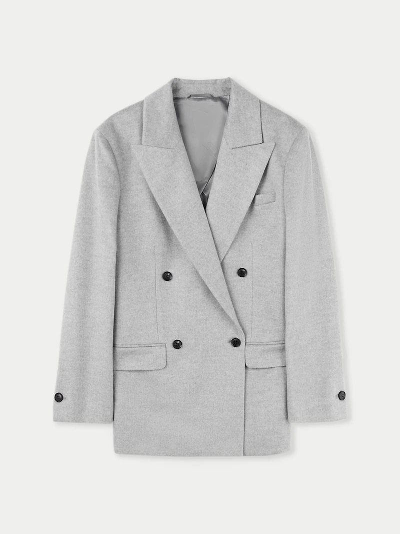 Gobi Cashmere Women's Double-Breasted Blazer