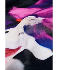Desigual Women's Rectangular floral scarf
