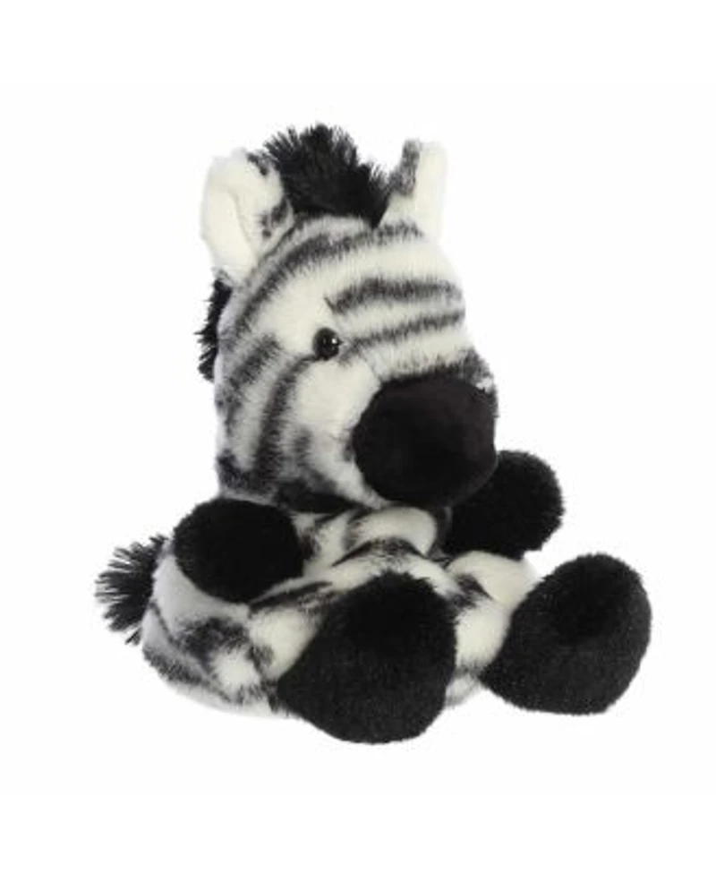 Aurora Mini Grevy Zebra Palm Pals Adorable Plush Toy White 4 X22