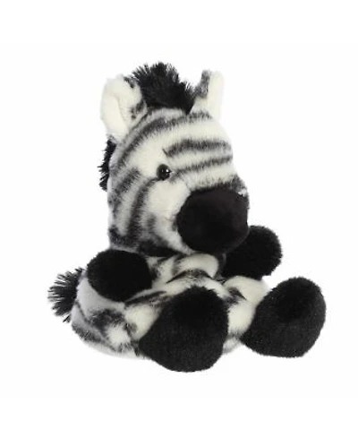 Aurora Mini Grevy Zebra Palm Pals Adorable Plush Toy White 4 X22