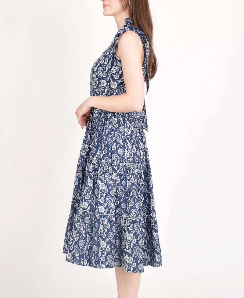 Raas Women's Tiered Midi Dress