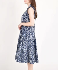 Raas Women's Tiered Midi Dress