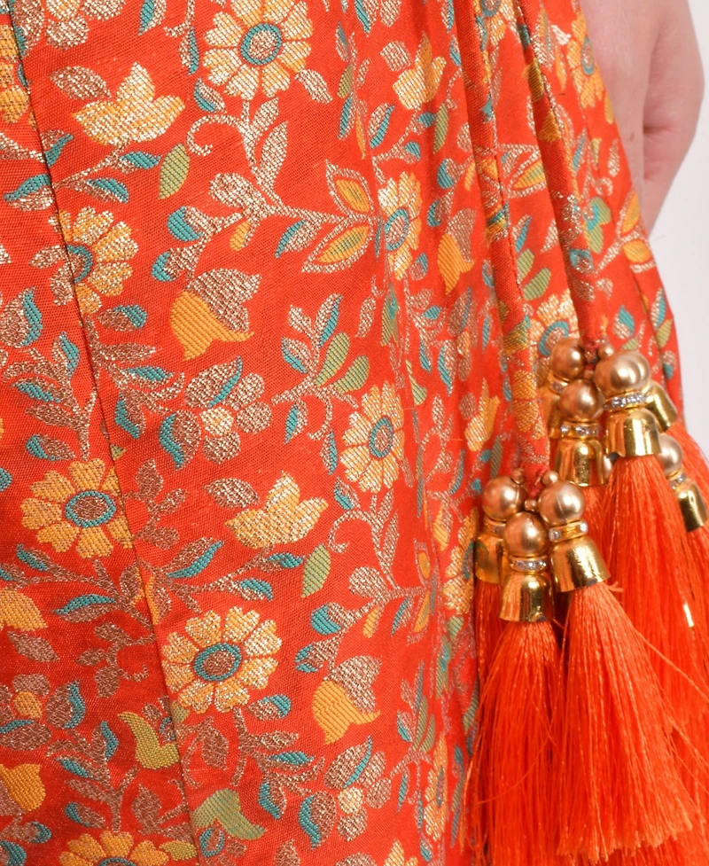 Raas Women's Floral Brocade Lehenga Choli