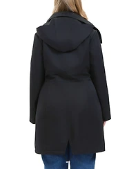 Bgsd Women's Plus Camila Water Resistant Hooded Anorak Coat
