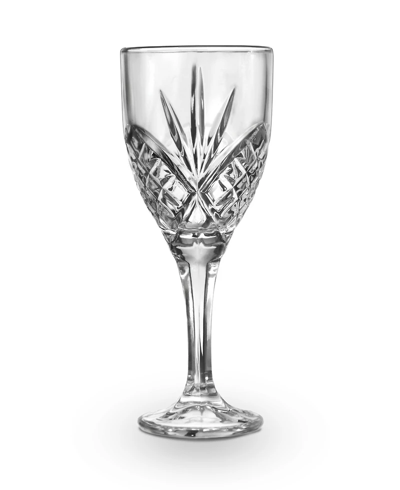 Godinger Dublin Platinum Goblets, Set of 4