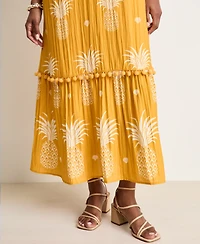 Women's Pineapple-Print Maxi Dress, Macy's Exclusive - On 34th | Alix Friedberg Capsule Collection