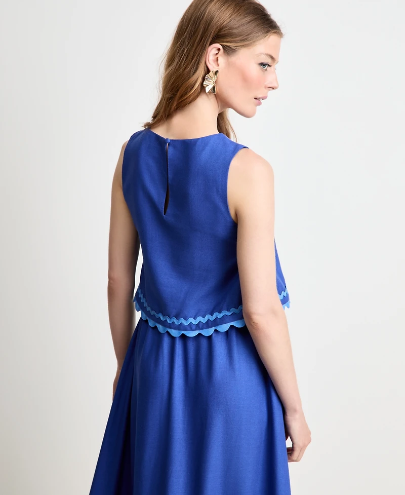 Women's Ric Rac Applique Top, Macy's Exclusive - On 34th | Alix Friedberg Capsule Collection