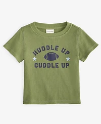 First Impressions Baby Boys Short-Sleeve Huddle Up Graphic Waffle T-Shirt