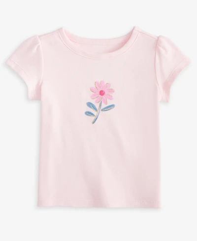 First Impressions Baby Girls Short-Sleeve Floral Graphic T-Shirt, Exclusively at Macy's