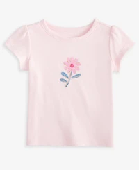 First Impressions Baby Girls Short-Sleeve Floral Graphic T-Shirt, Exclusively at Macy's
