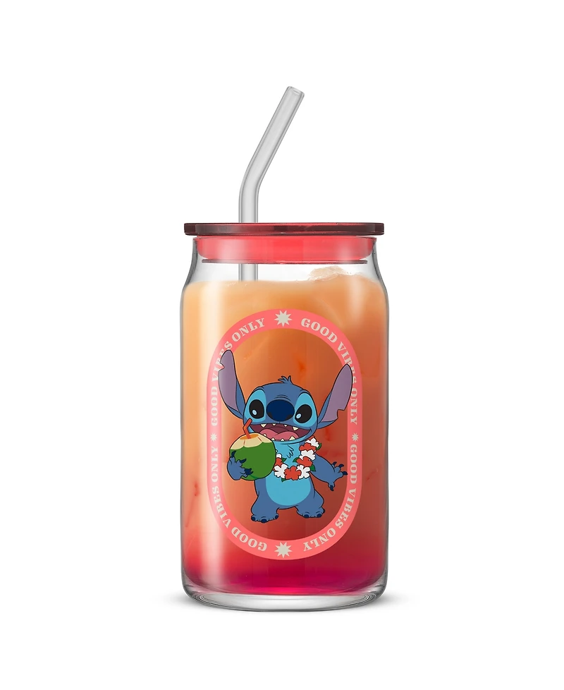 JoyJolt Lilo Stitch Island Vibes Can Tumblers, Set of 4