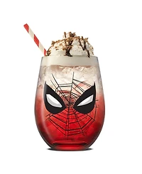 JoyJolt Spidey Sense Stemless Drinking Glasses, Set of 4