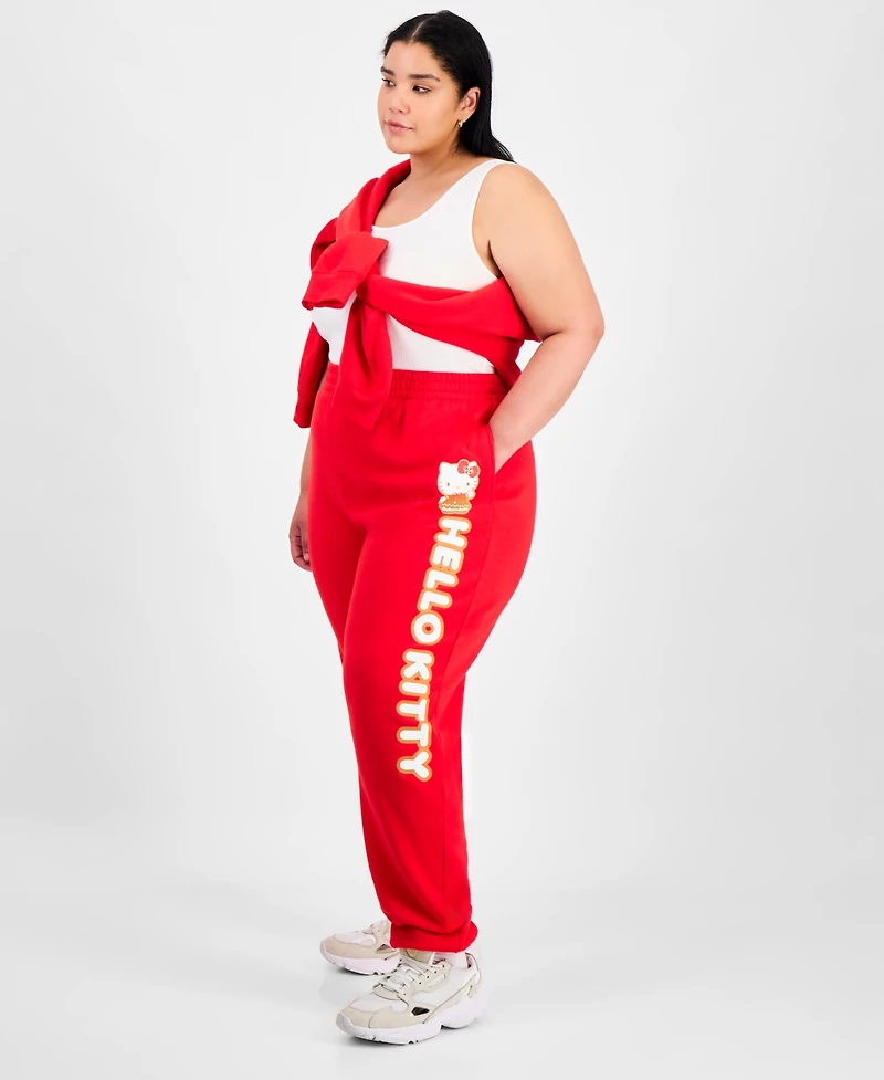 Love Tribe Trendy Plus Hello Kitty Holiday Sweatpants