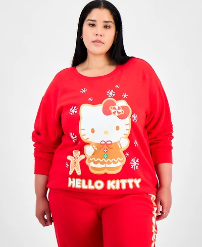 Love Tribe Trendy Plus Hello Kitty Holiday Sweatshirt