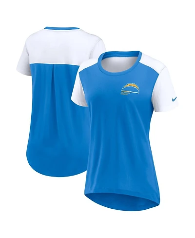 Nike Women's Powder Blue Los Angeles Chargers Performance Fashion T-Shirt