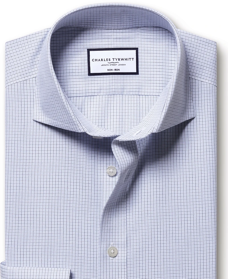 Charles Tyrwhitt Men's Non-Iron Check Dress Shirt