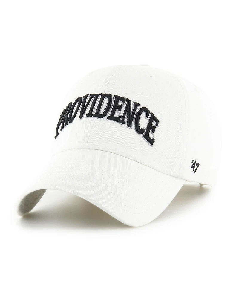 '47 Brand Men's White Providence Friars Clean Up Adjustable Hat